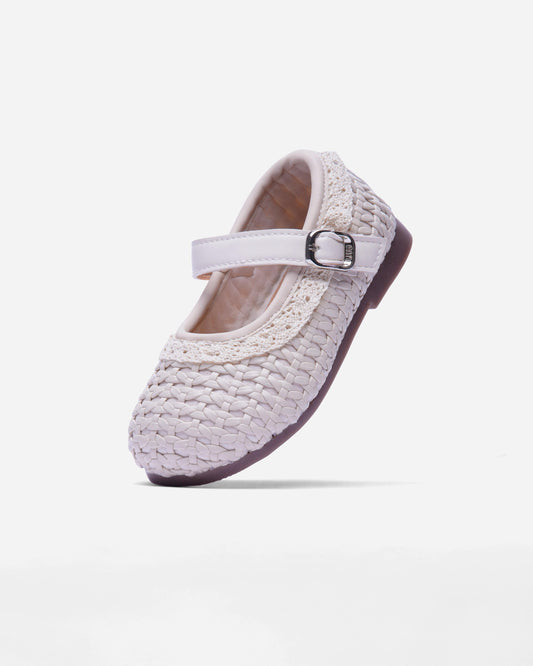 Girls Braided Ballet Flats (B10)