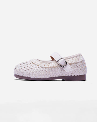 Girls Braided Ballet Flats (B10)