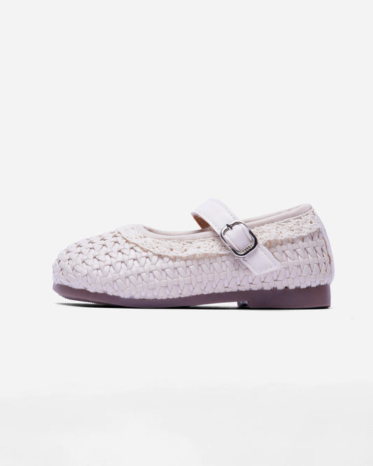 Girls Braided Ballet Flats (B10)